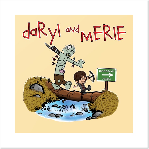 Daryl and Merle Wall Art by bovaart